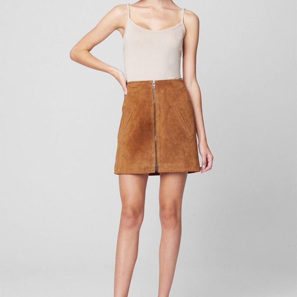 Blank NYC Tan Mini Skirt